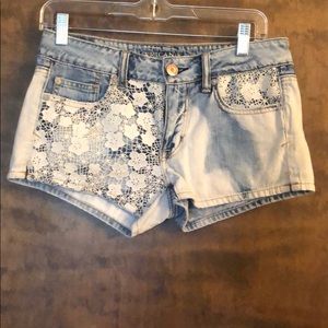 American eagle jean shorts